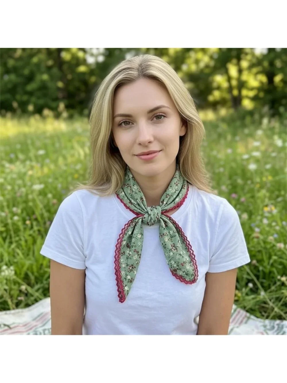 4PCS Cotton Bandana Head Scarves for Women & Men - 21x21 inches Stylish